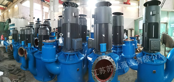苏弘泵业高效节能自吸泵生产现场